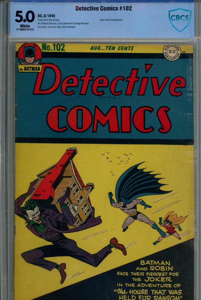 Detective Comics Vol 1 102 CBCS 5.0 (VG/FN) (1945) 