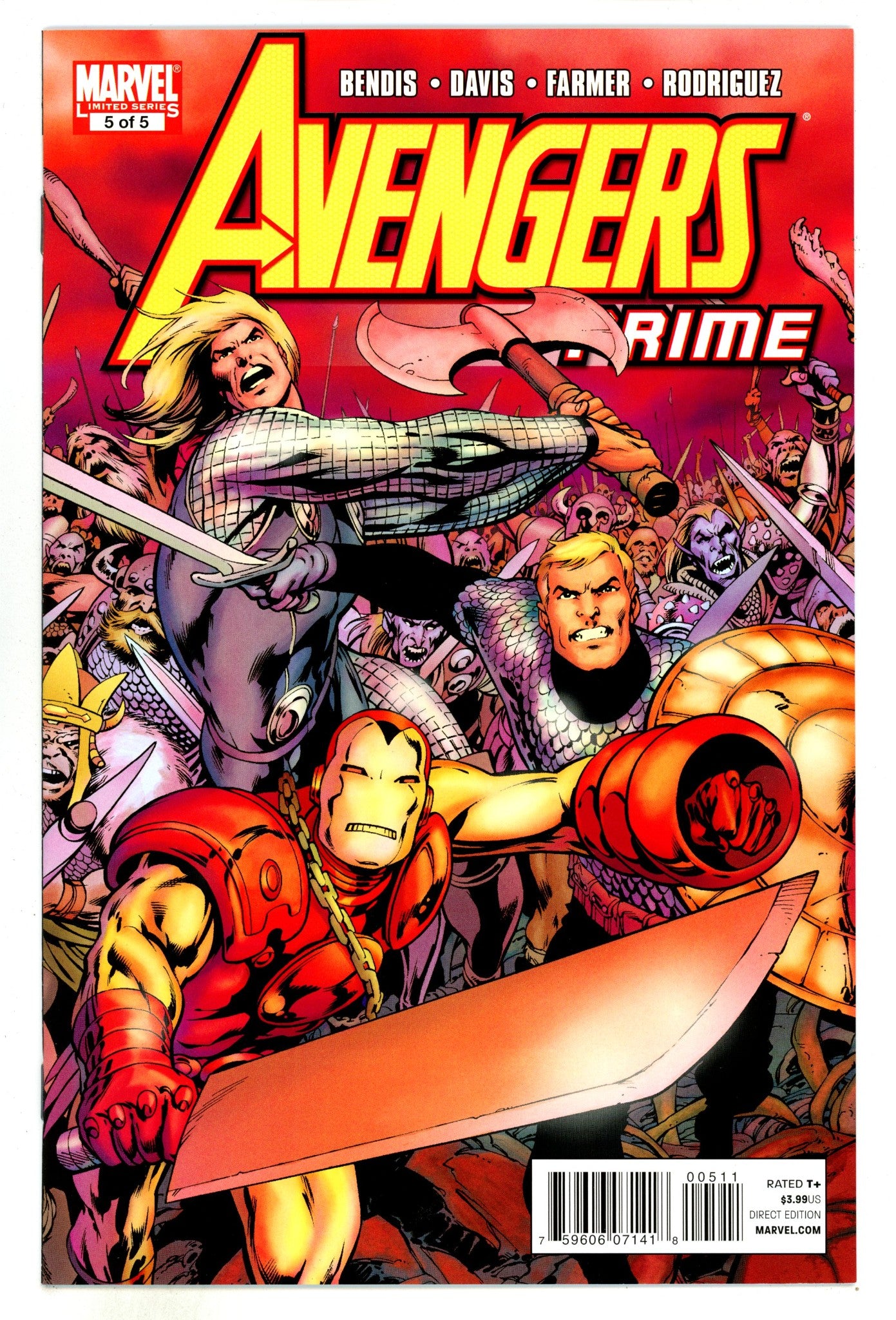 Avengers Prime 5 High Grade (2011) 