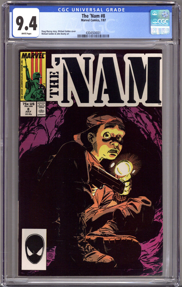 The 'Nam 8 CGC 9.4 (NM) (1987)