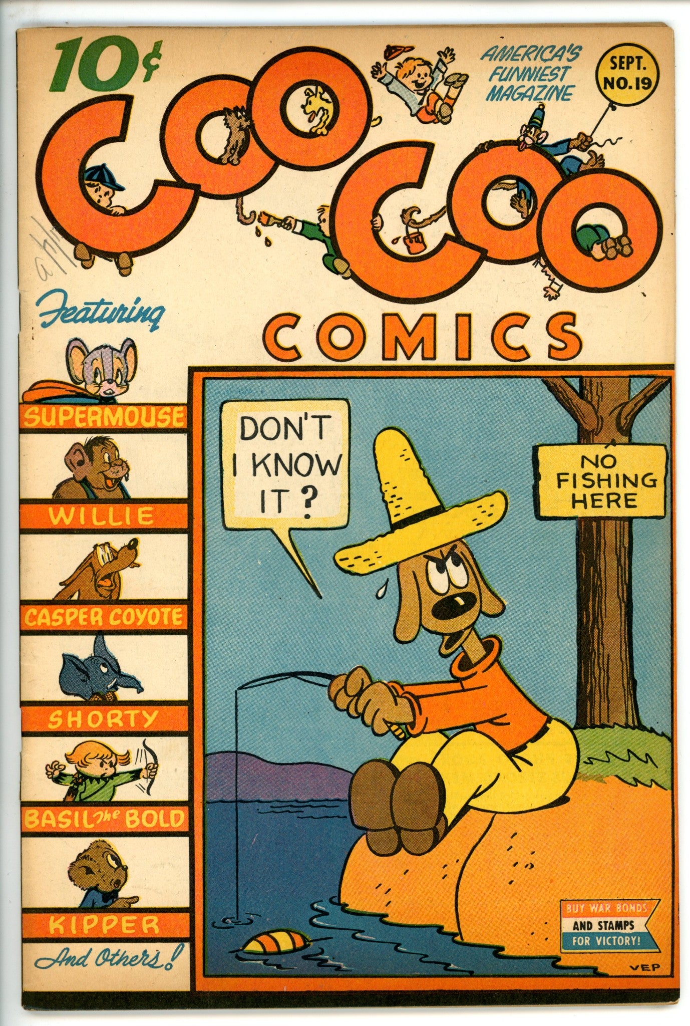 Coo Coo Comics 19 FN+ (1945)