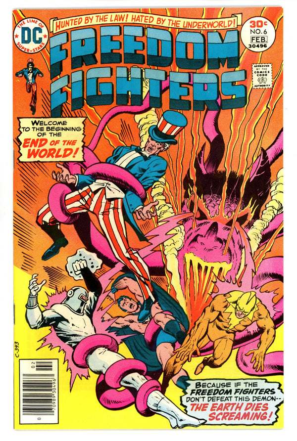 Freedom Fighters Vol 1 6 NM (9.4) (1977)
