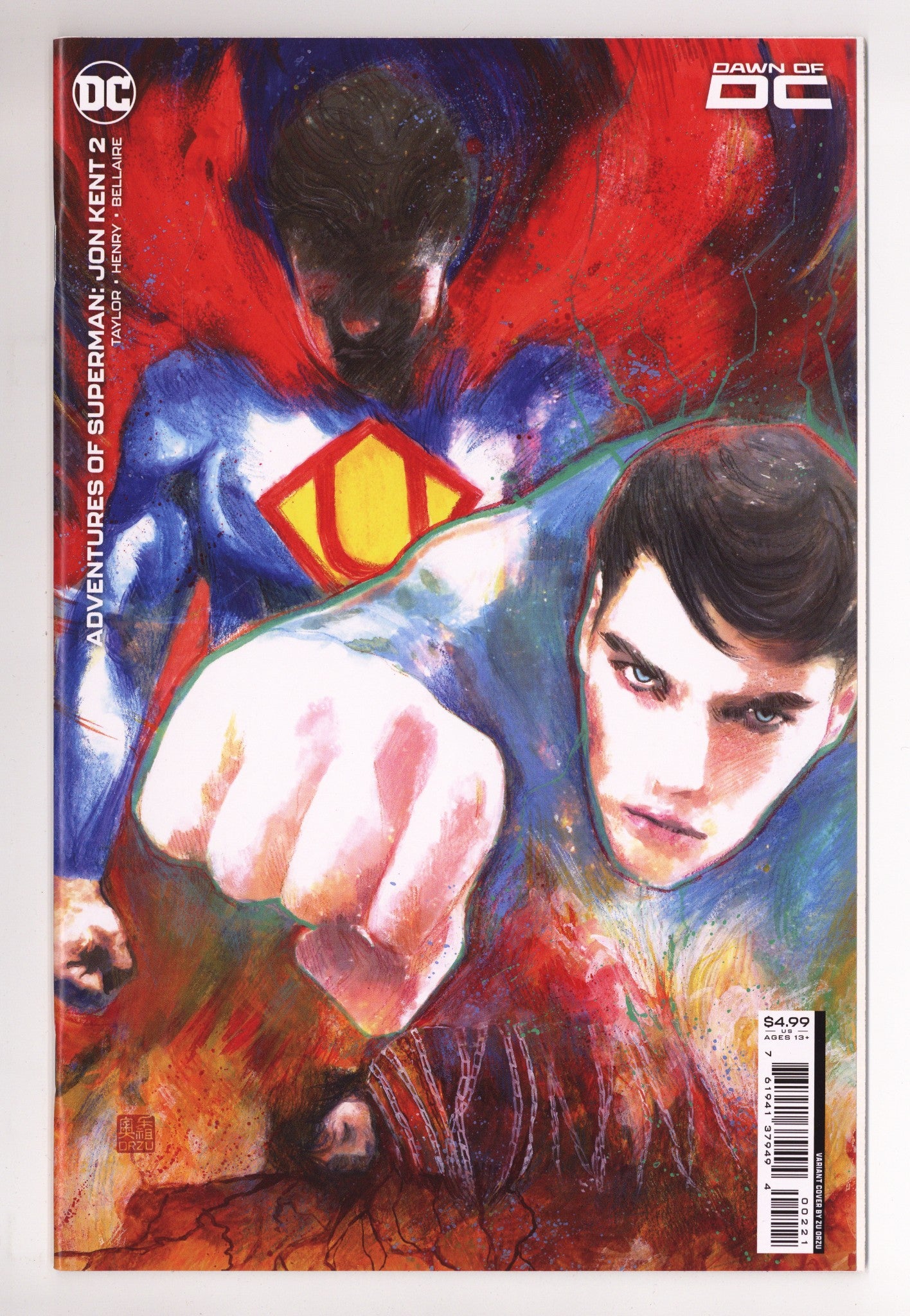 Adventures of Superman: Jon Kent 2 High Grade (2023) Orzu Variant 