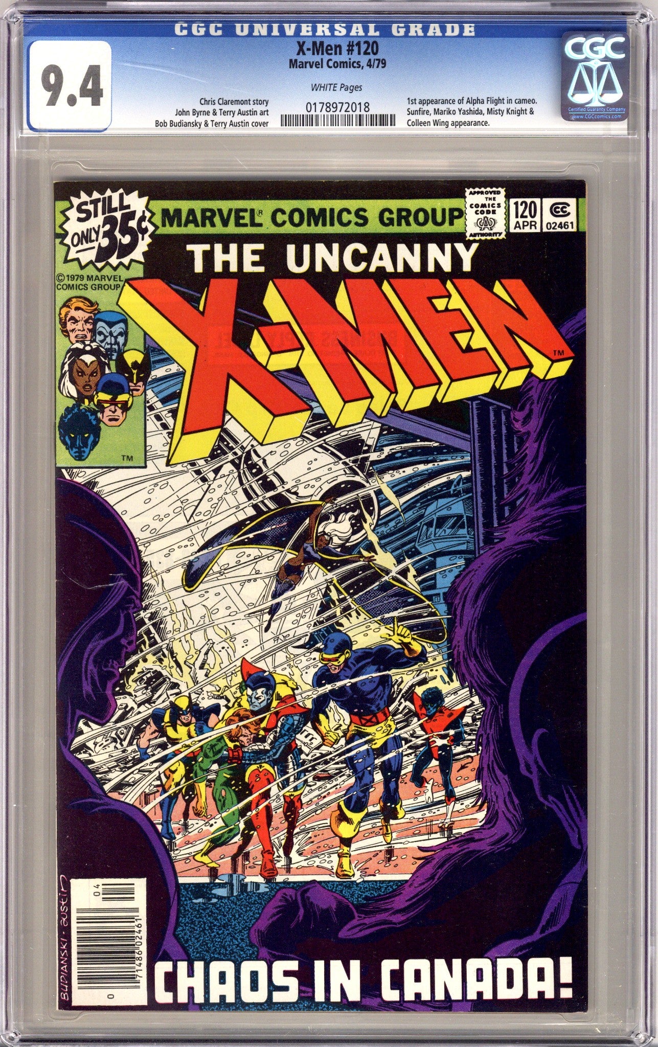 The X-Men Vol 1 120 CGC 9.4 (NM) (1979) 