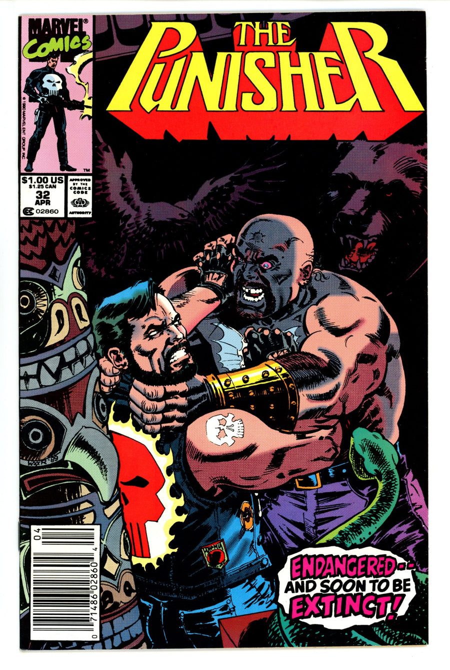 The Punisher Vol 2 32 Newsstand (1990)