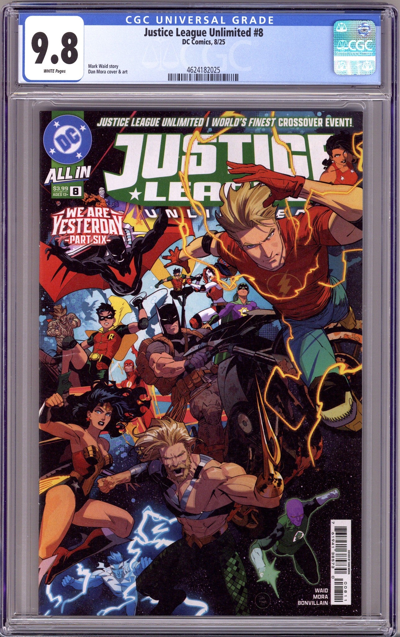 Justice League Unlimited Vol 2 8 CGC 9.8 (NM/M) (2025) 