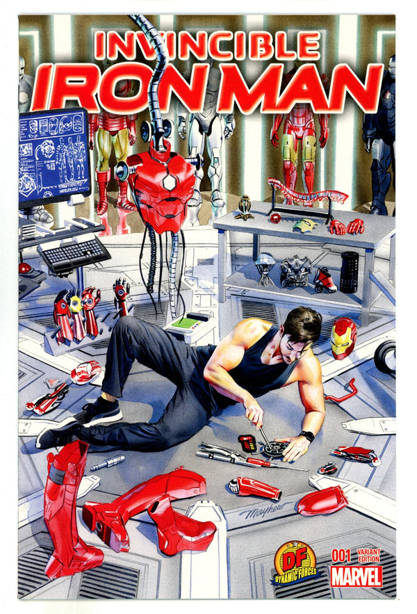 Invincible Iron Man Vol 2 1 High Grade (2015) Mayhew Dynamic Forces Exclusive Variant