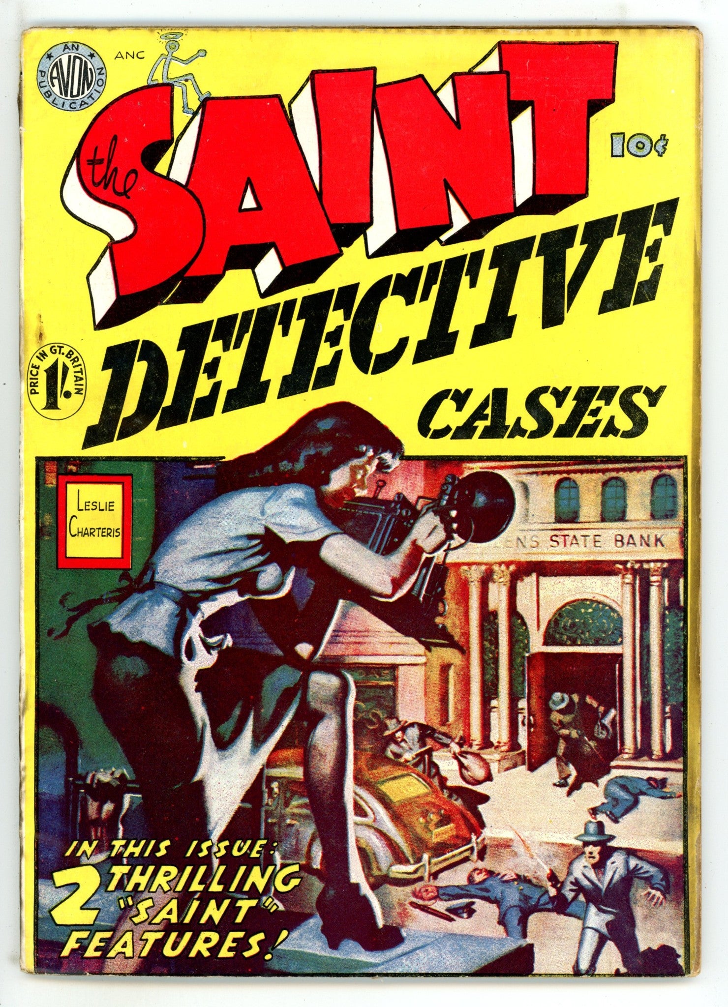 The Saint 1 VG (4.0) Reprints #8 (1950) 