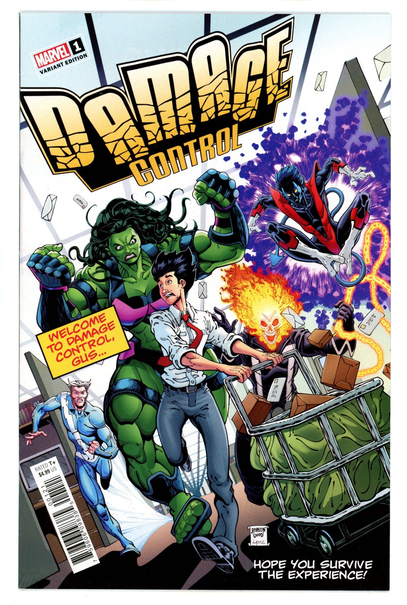 Damage Control Vol 4 1 (16) High Grade (2022) Robson Variant 