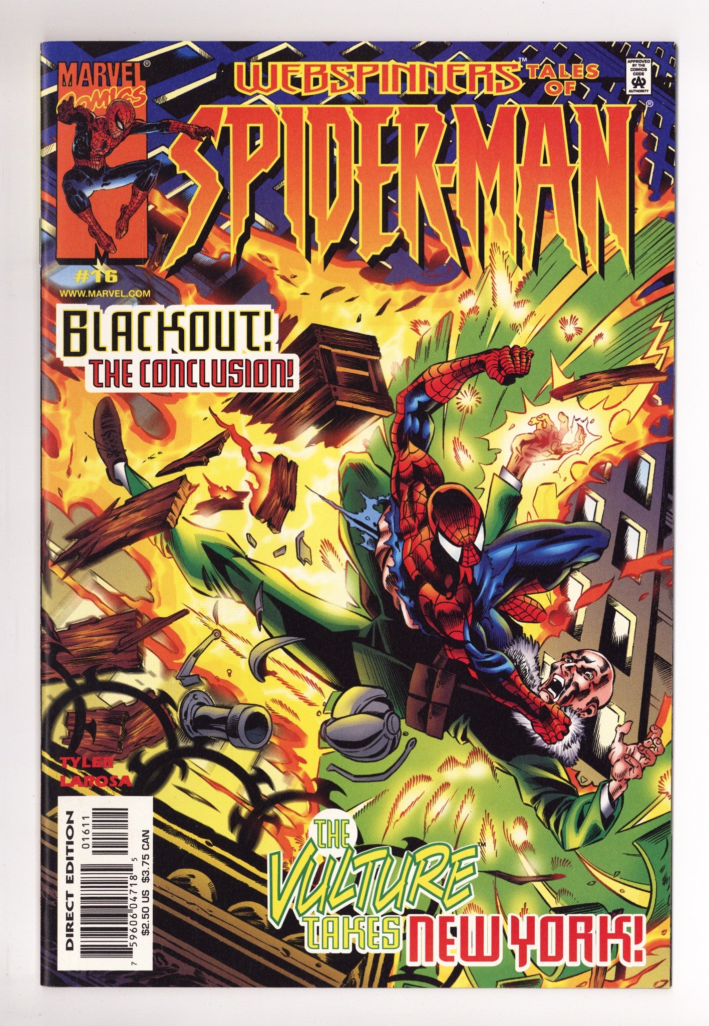 Webspinners: Tales of Spider-Man 16 High Grade (2000) 