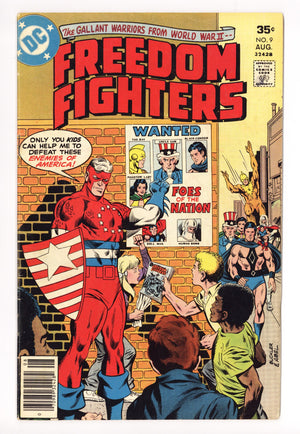 Freedom Fighters Vol 1 9 VG/FN (5.0) Mark Jewellers (1977) 