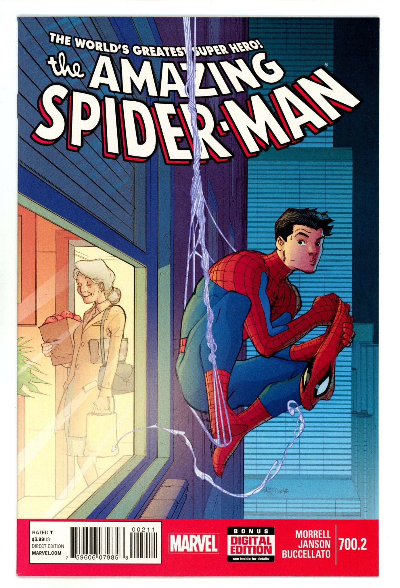 The Amazing Spider-Man Vol 2 700.2  High Grade  (2014)  