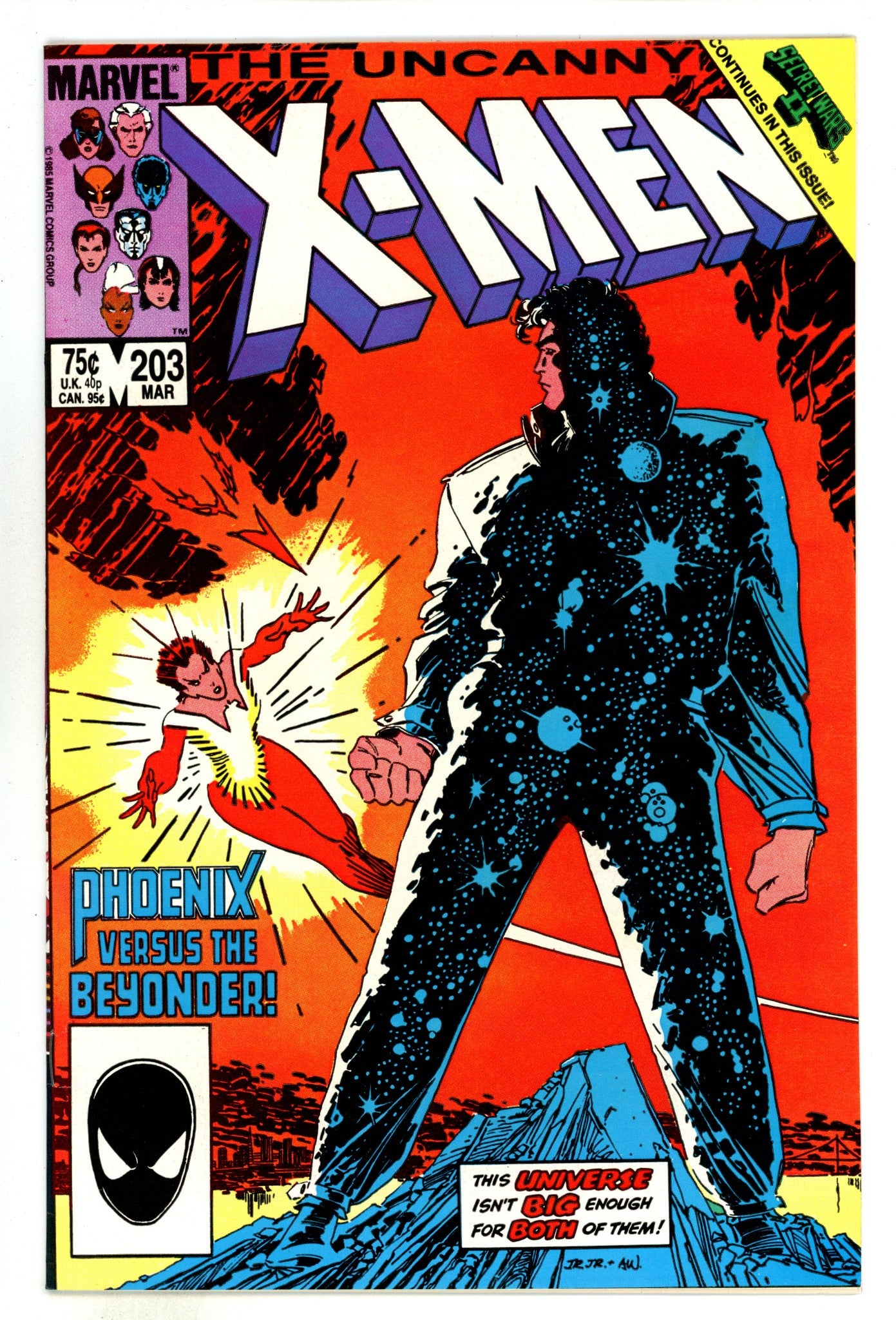 The Uncanny X-Men Vol 1 203 Mid Grade (1986) 
