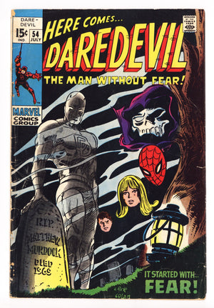 Daredevil Vol 1 54 VG- (3.5) (1969)