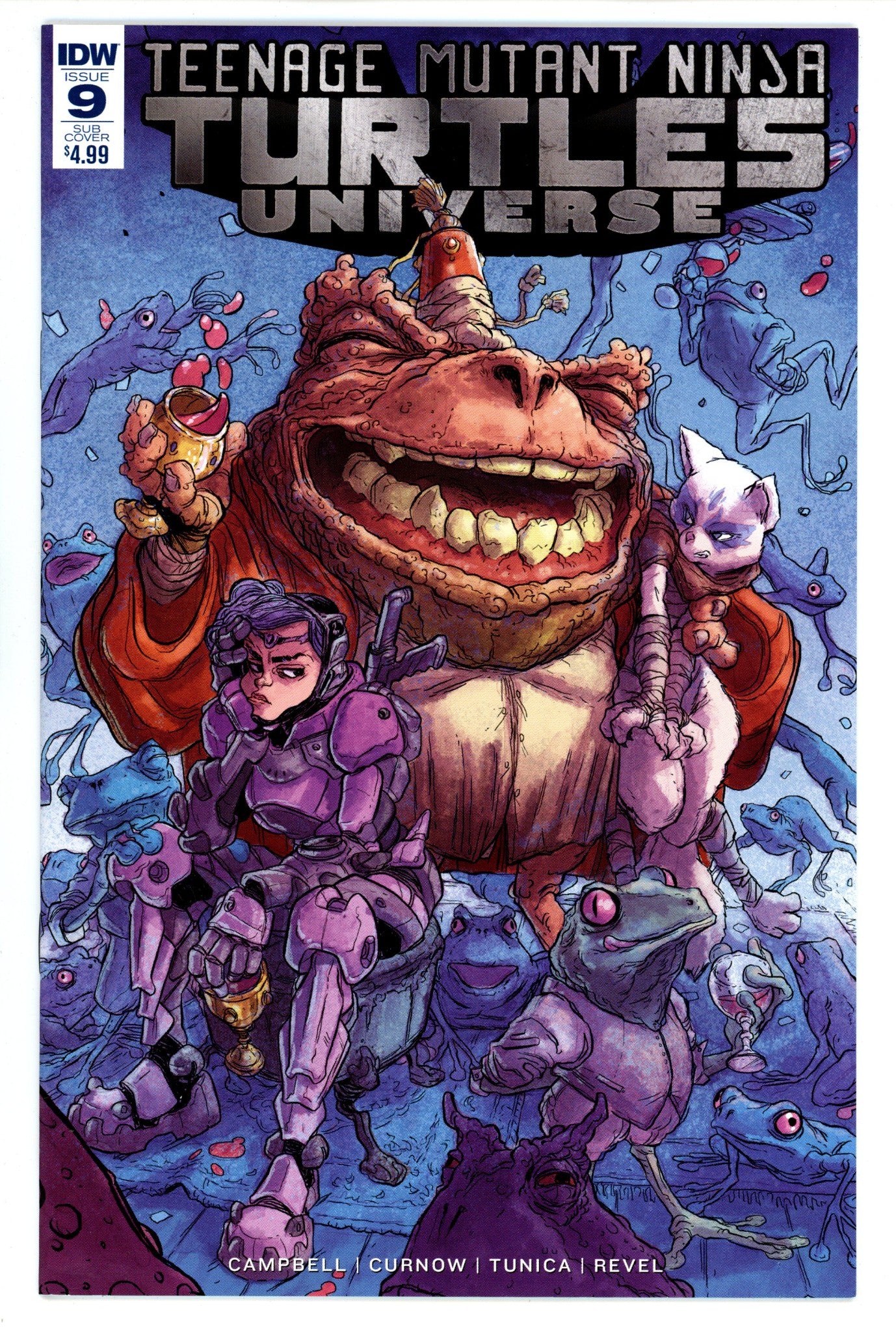 Teenage Mutant Ninja Turtles Universe 9 High Grade (2017) Tunica Variant 