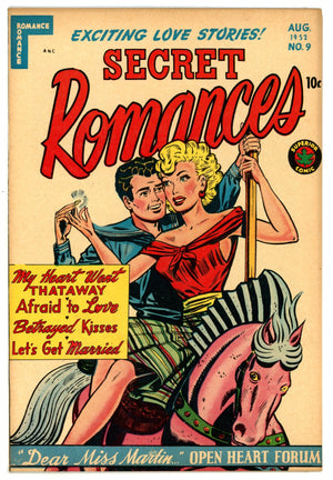 Secret Romances 9 FN- (5.5) (1952) 