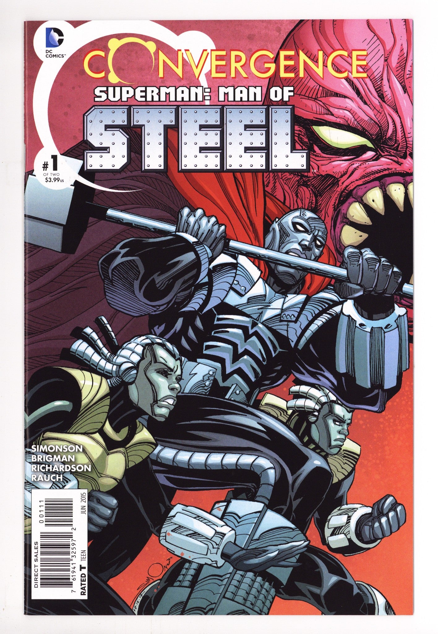 Convergence Superman: Man of Steel 1 High Grade (2015) 