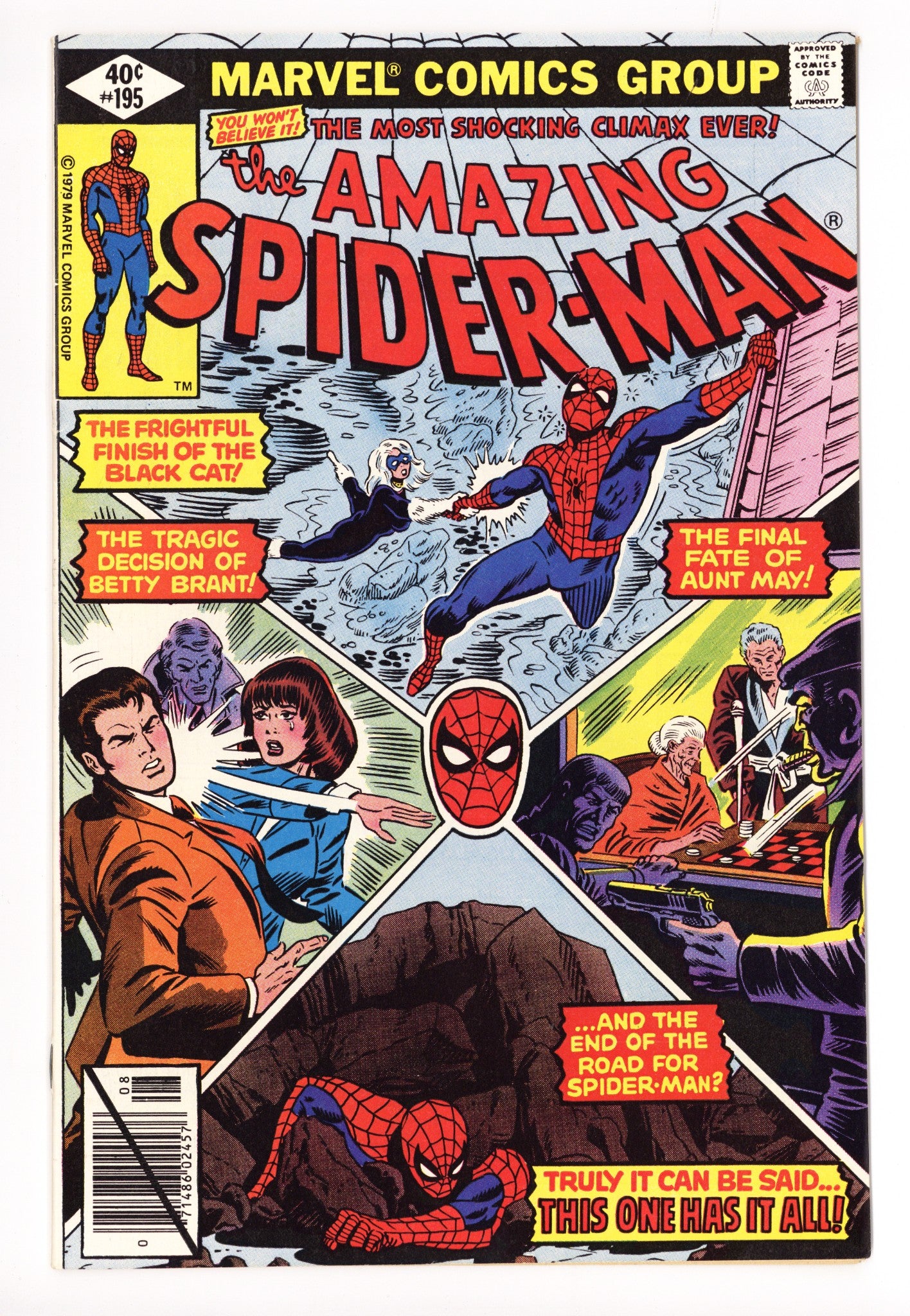 The Amazing Spider-Man Vol 1 195 FN/VF (7.0) (1979) 