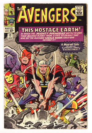 The Avengers Vol 1 12 VG+ (4.5) (1965) 