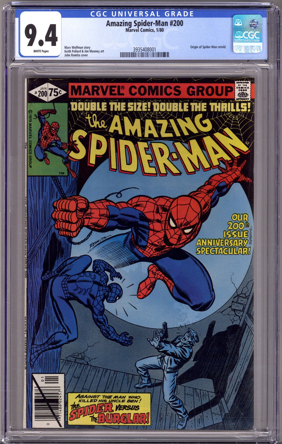 The Amazing Spider-Man Vol 1 200 CGC 9.4 (NM) (1980) 