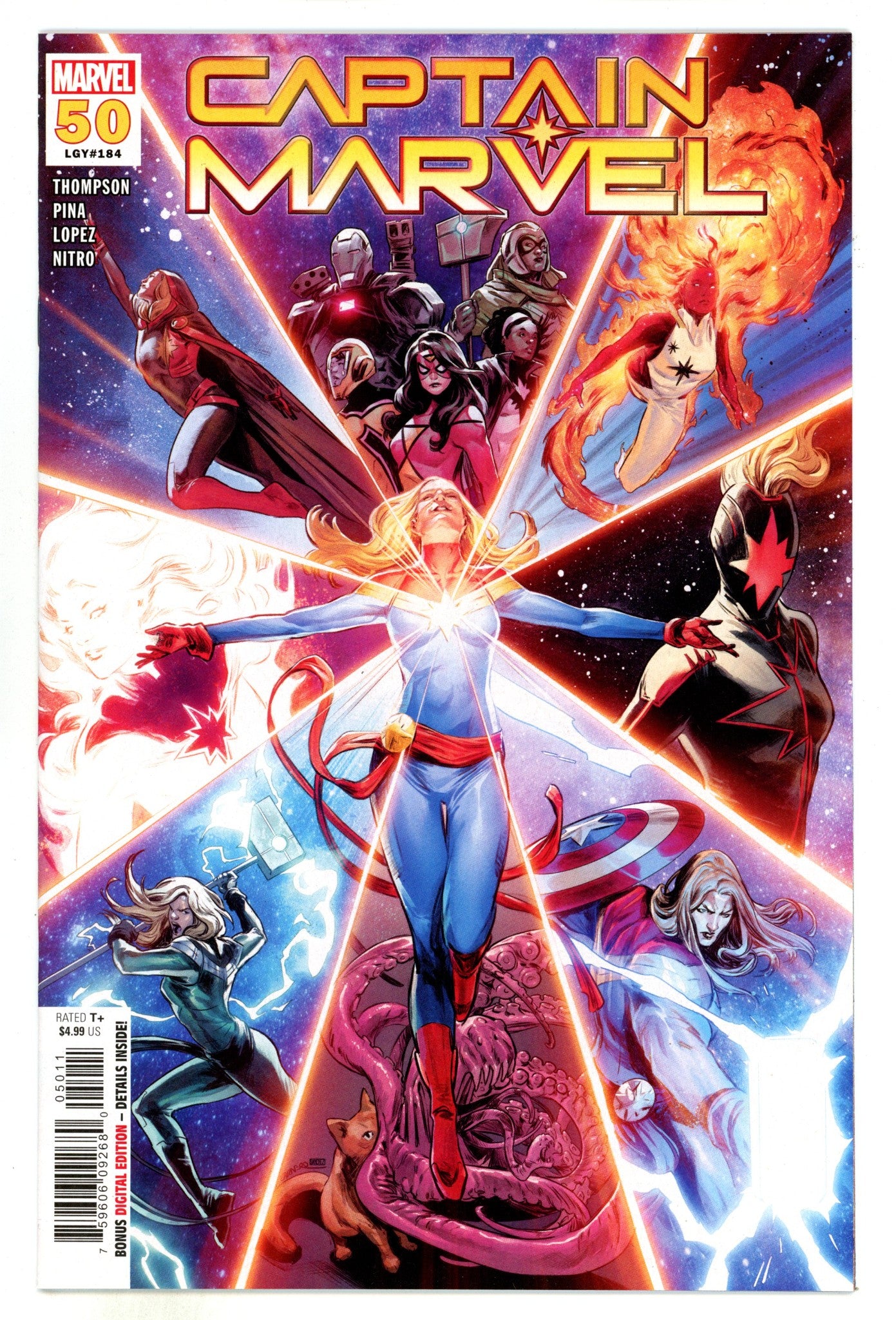 Captain Marvel Vol 11 50 (184) High Grade (2023) 