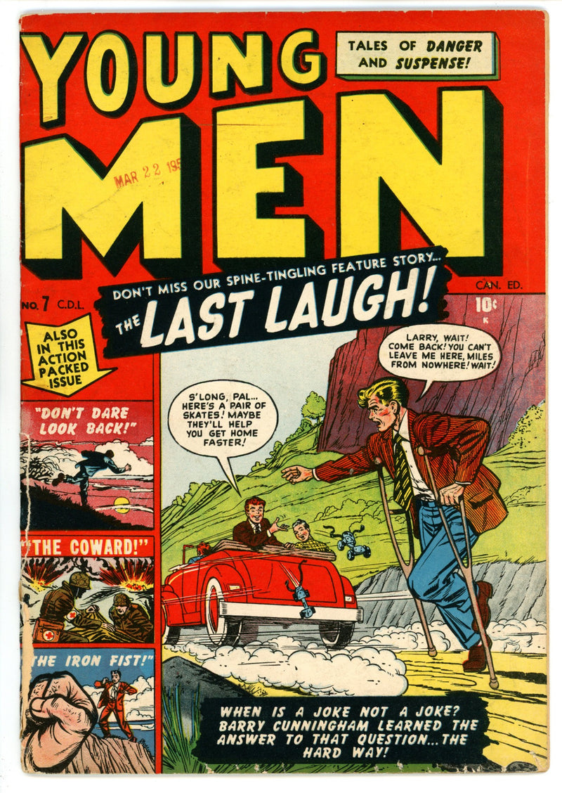 Young Men 7 GD/VG (3.0) (1951) Canadian Edition 