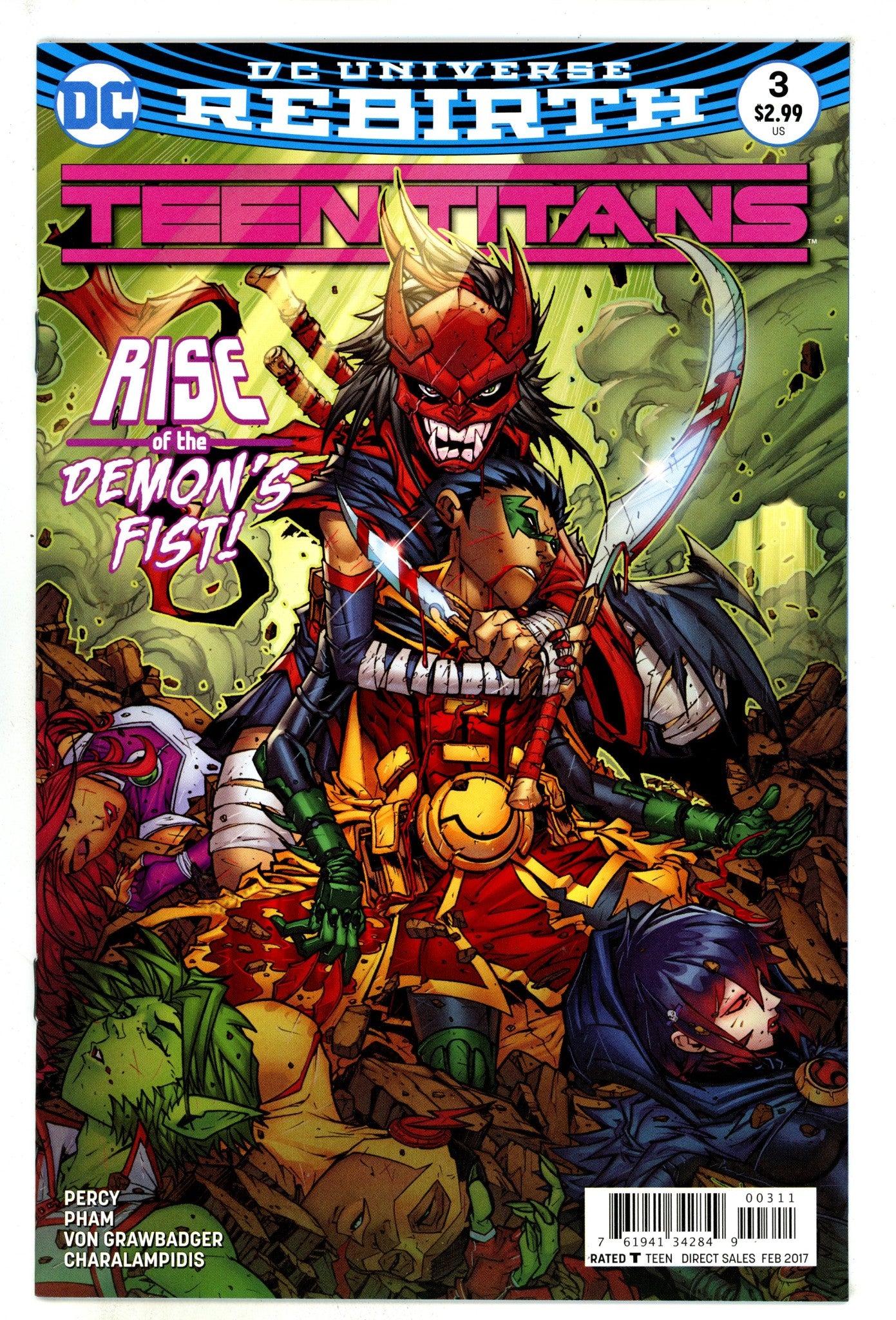 Teen Titans Vol 6 3 High Grade (2017) 