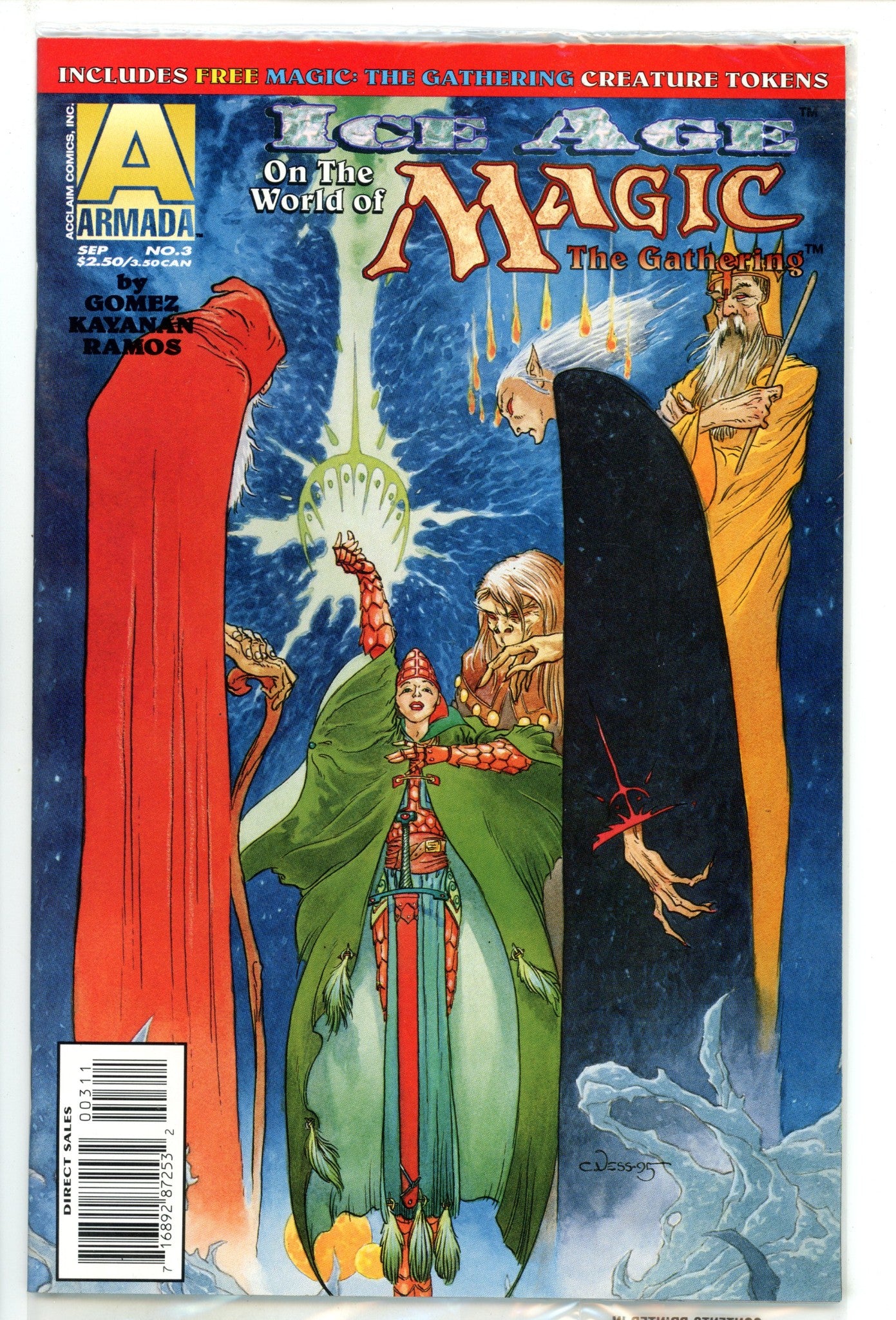Ice Age on the World of Magic the Gathering 3 High Grade Sealed (1995) 