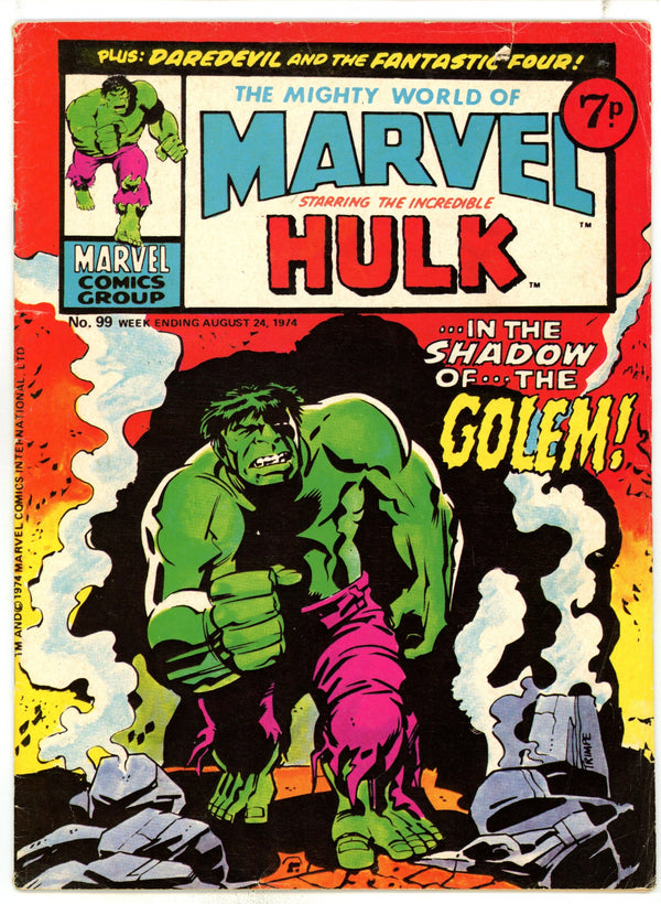 The Mighty World of Marvel 99 VG+ (4.5) (1974)