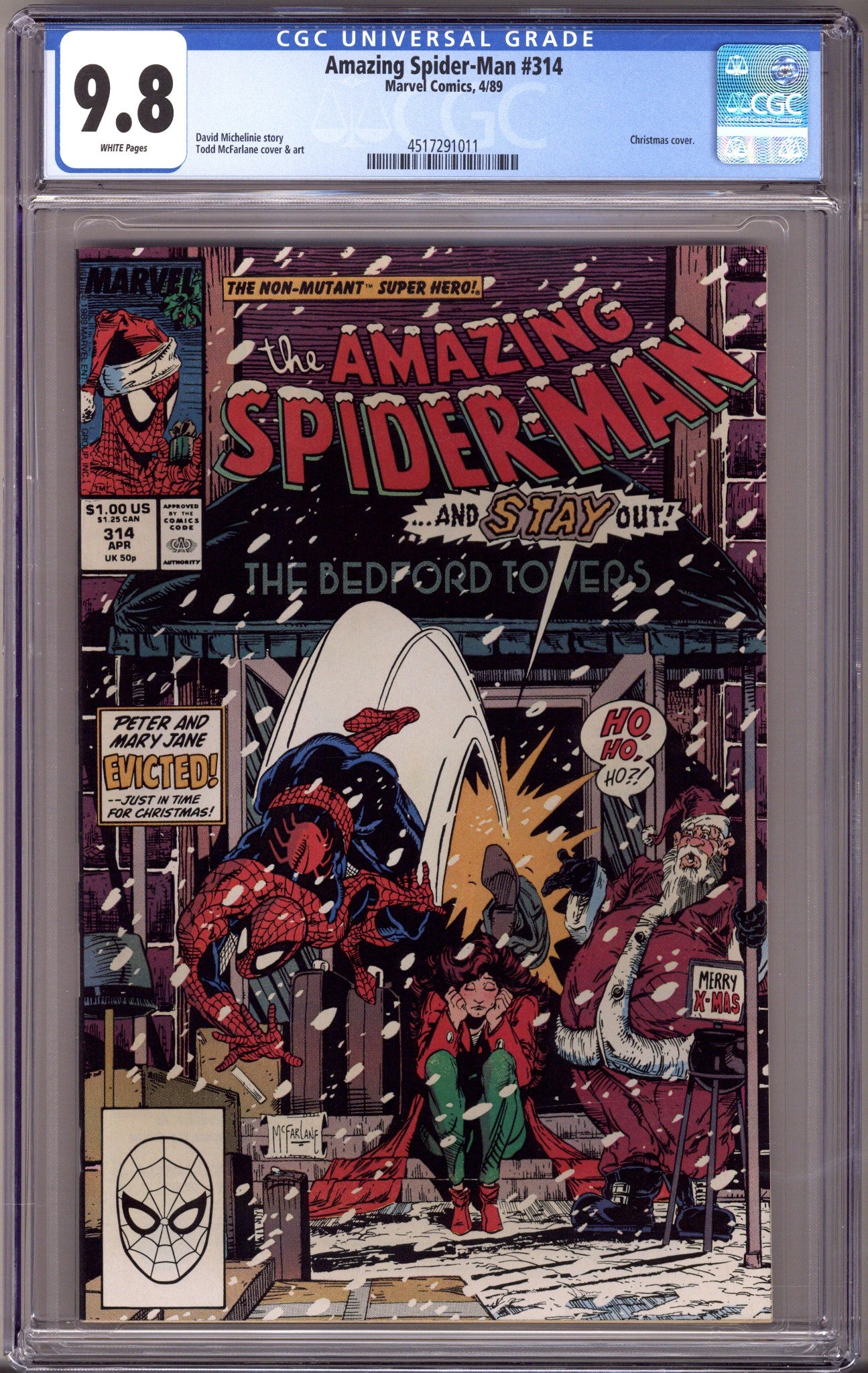 The Amazing Spider-Man Vol 1 314 CGC 9.8 (NM/M) (1989) 