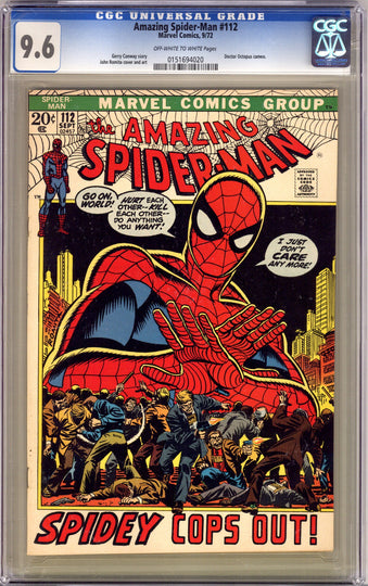 The Amazing Spider-Man Vol 1 112 CGC 9.6 (NM+) (1972) 