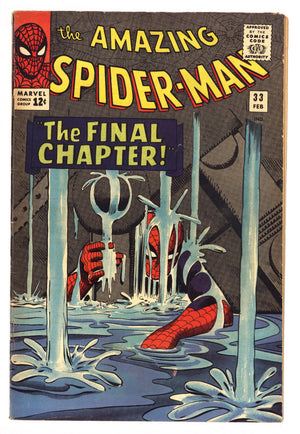 The Amazing Spider-Man Vol 1 33 FN- (5.5) (1966) 