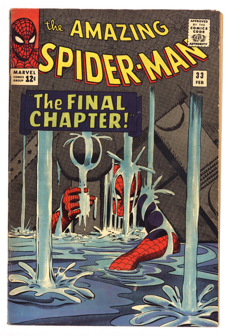 The Amazing Spider-Man Vol 1 33 FN- (5.5) (1966) 