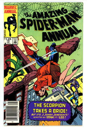 The Amazing Spider-Man Annual Vol 1 18 FN/VF (7.0) (1984) Canadian Price Variant