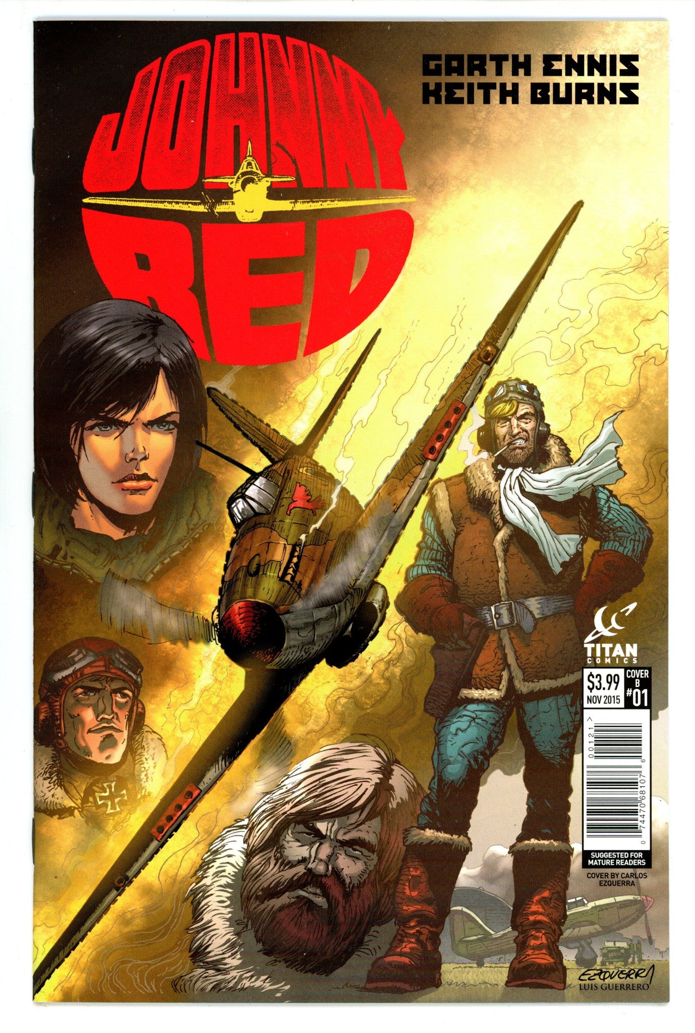 Johnny Red 1 High Grade (2015) Ezquerra Variant 