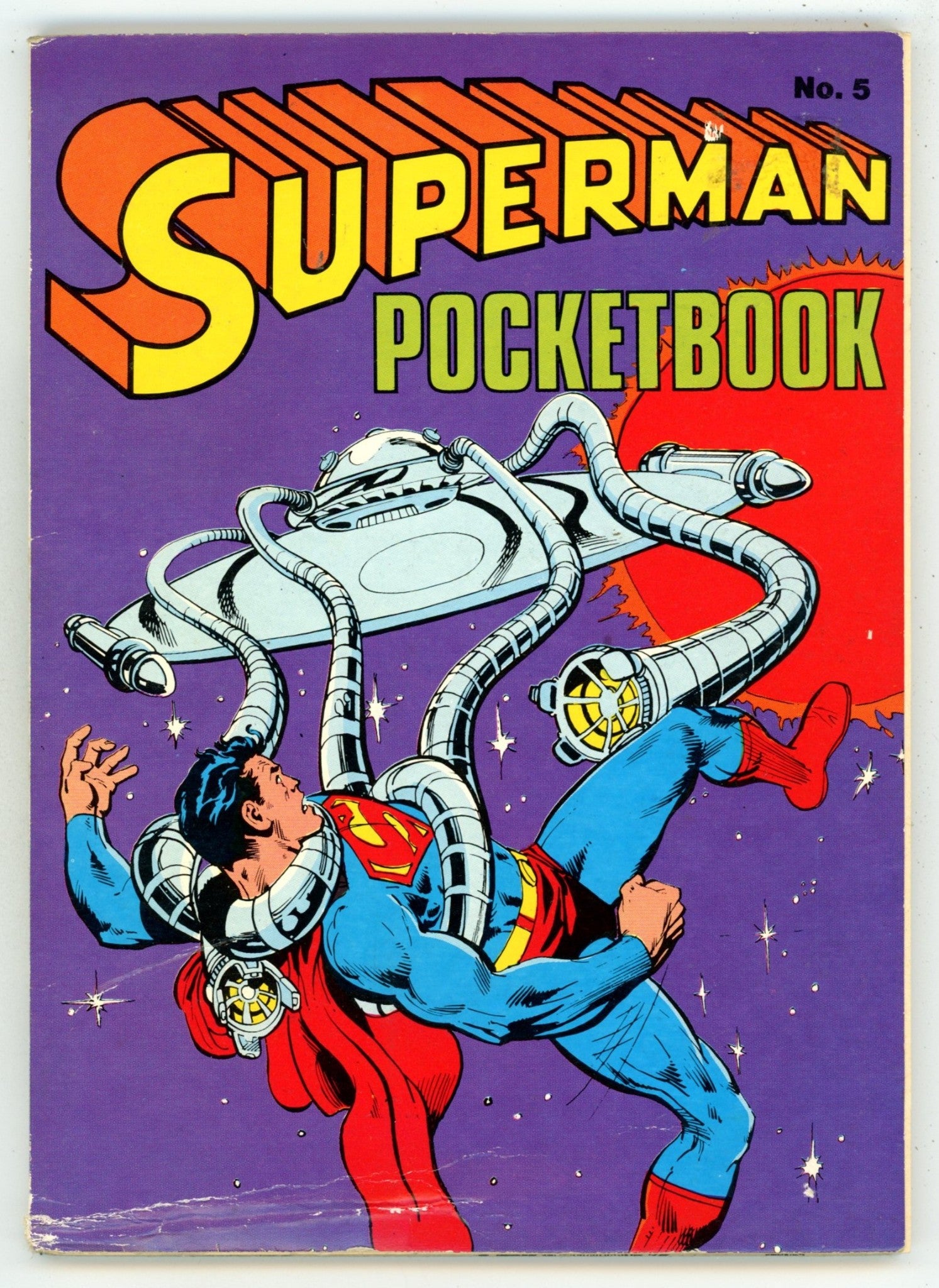 Superman Pocketbook 5 Cover Detached (1978) 