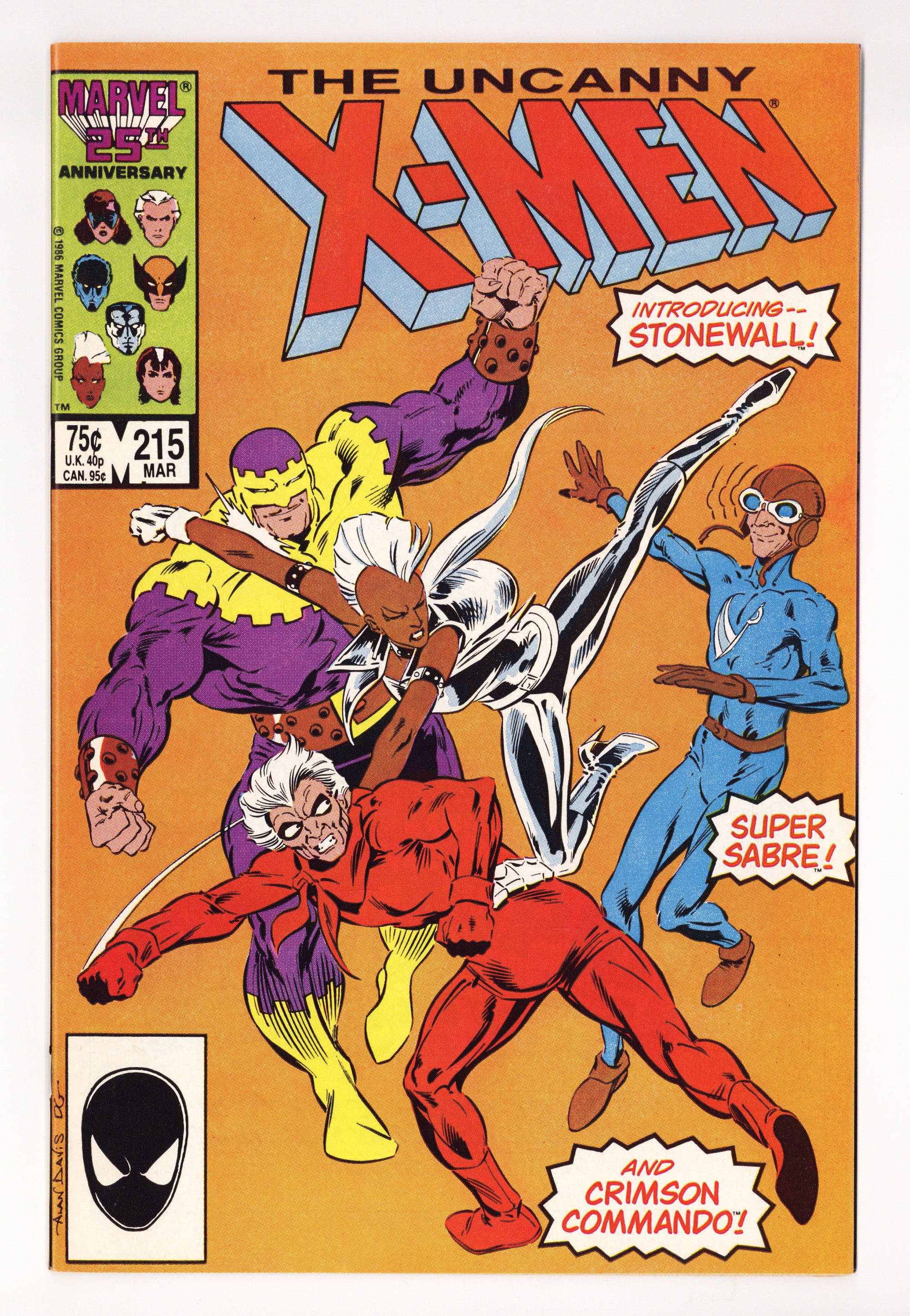 The Uncanny X-Men Vol 1 215 High Grade (1987) 