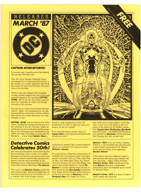 DC Releases 34 High Grade (1987)