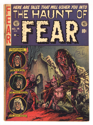 Haunt of Fear Vol 1 14 GD/VG (3.0) Piece Missing Last Page & Back Cover (1952)