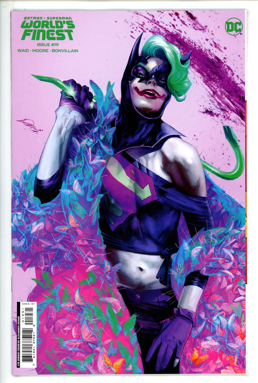 Batman Superman Worlds Finest 19 Lozano Incentive Variant NM+ (2023)