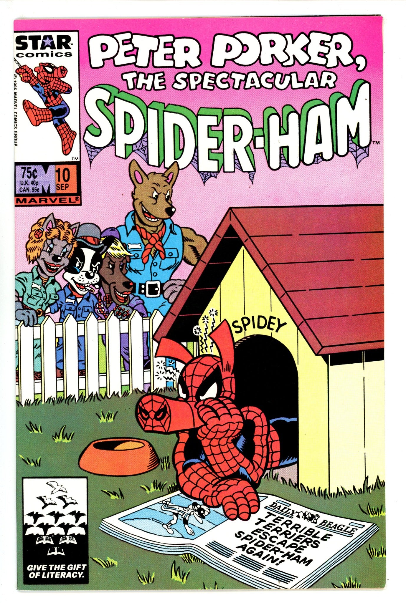 Peter Porker, the Spectacular Spider-Ham 10 VF (8.0) (1986) 