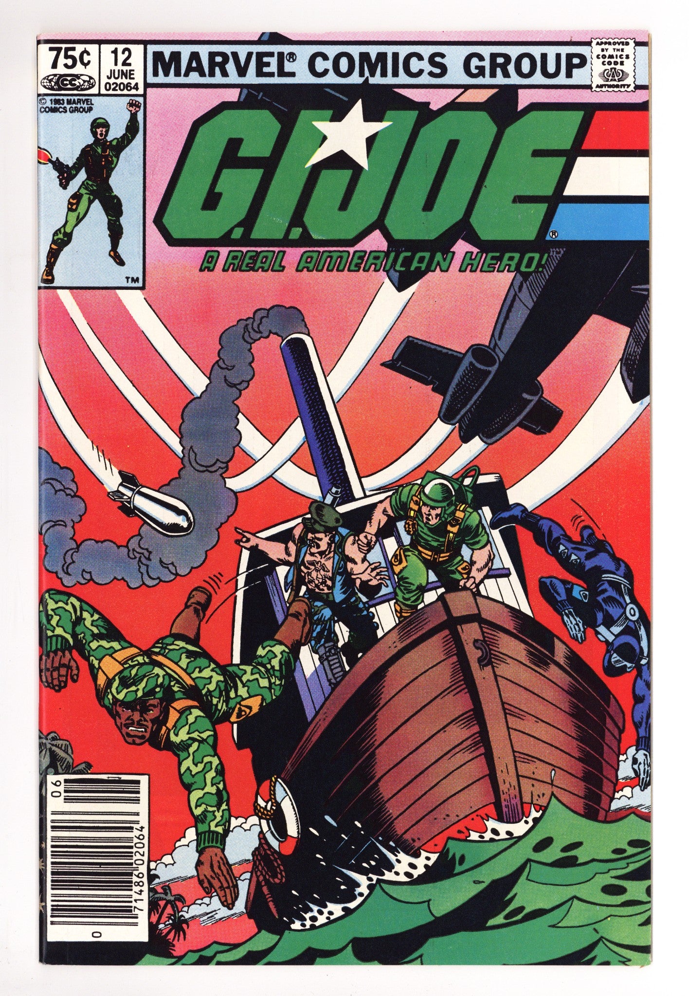 G.I. Joe, A Real American Hero 12 VF/NM (9.0) (1983) Canadian Price Variant 