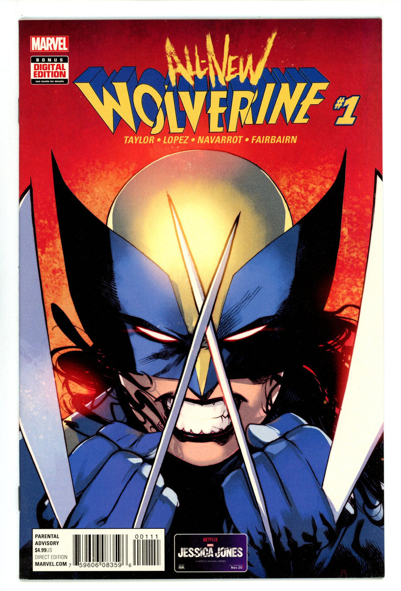 All-New Wolverine 1 VF/NM (9.0) (2016) 