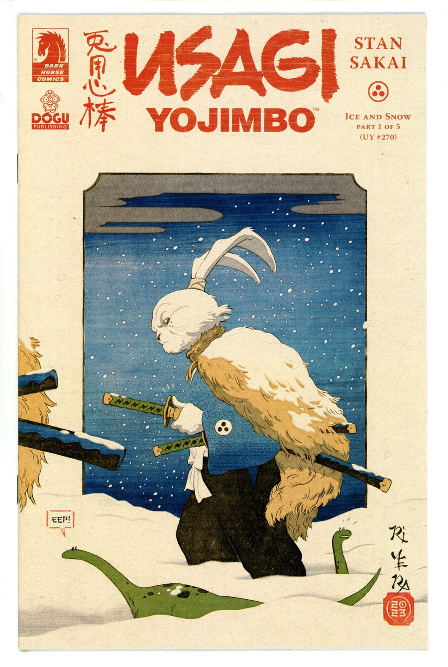 Usagi Yojimbo Ice & Snow 1 Rivera Incentive Variant VF/NM (1900)