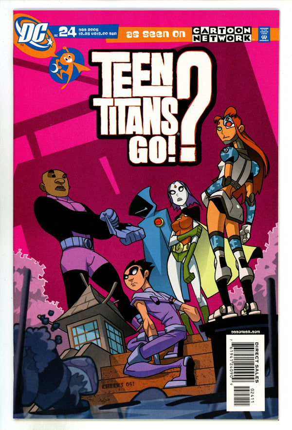 Teen Titans Go! 24 NM- (9.2) With Bionicle Insert (2005)