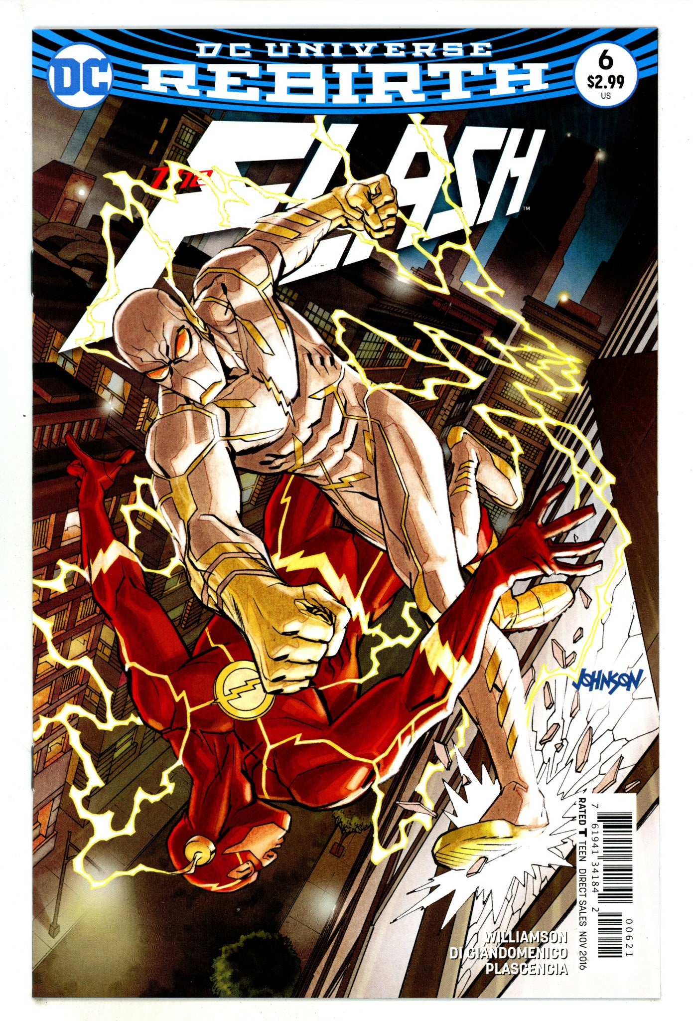 The Flash Vol 5 6 High Grade (2016) Johnson Variant 