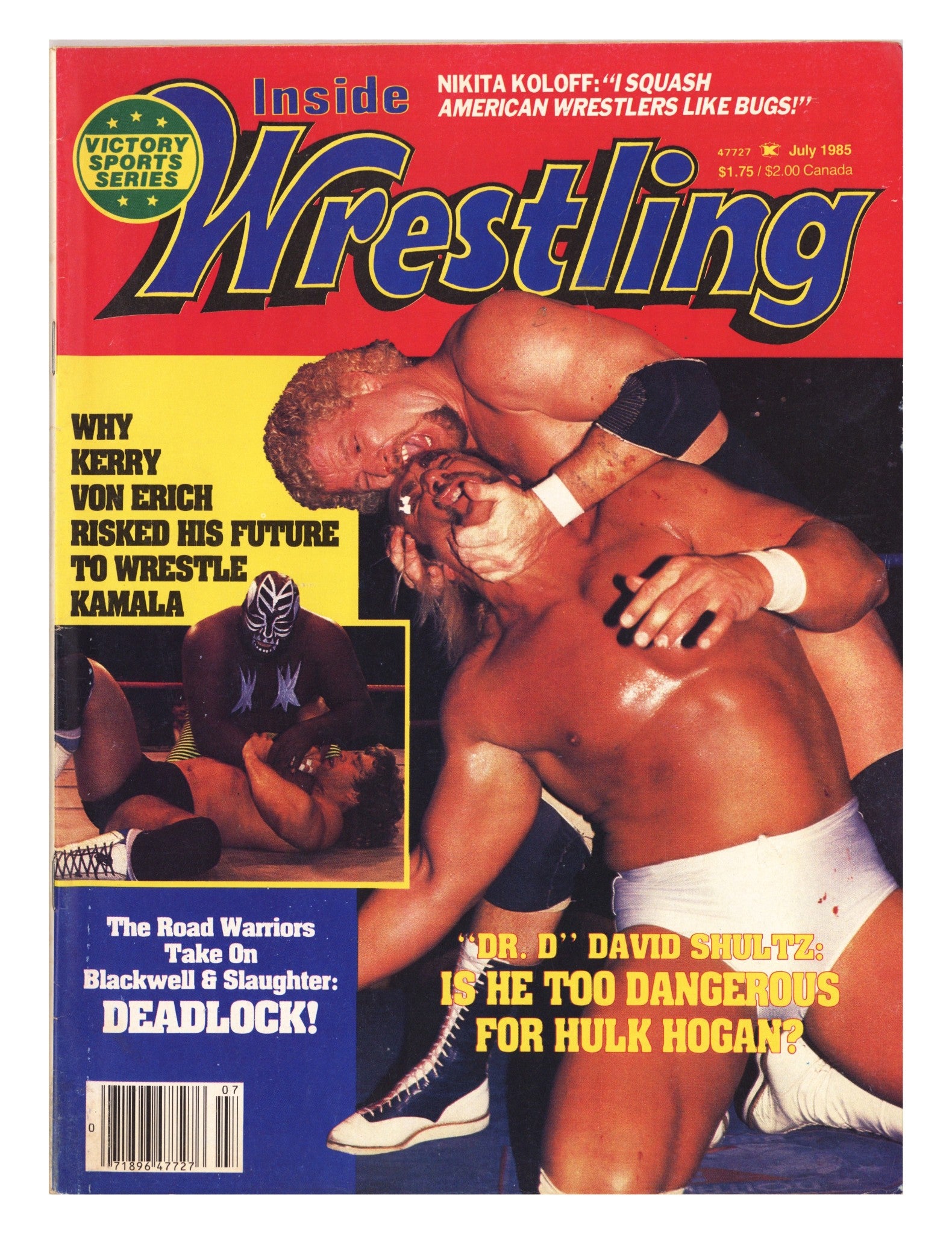 Inside Wrestling July Low Grade (1985) 