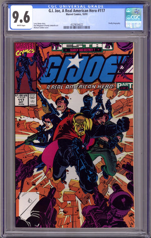 G.I. Joe, A Real American Hero 117 CGC 9.6 (NM+) (1991)
