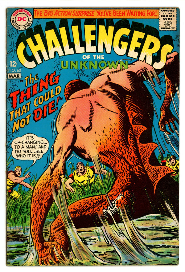 Challengers of the Unknown Vol 1 60 FN- (5.5) (1968)