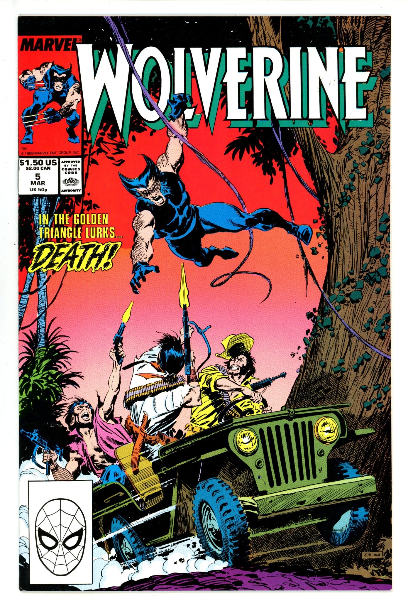 Wolverine Vol 2 5 VF/NM (9.0) (1989) 
