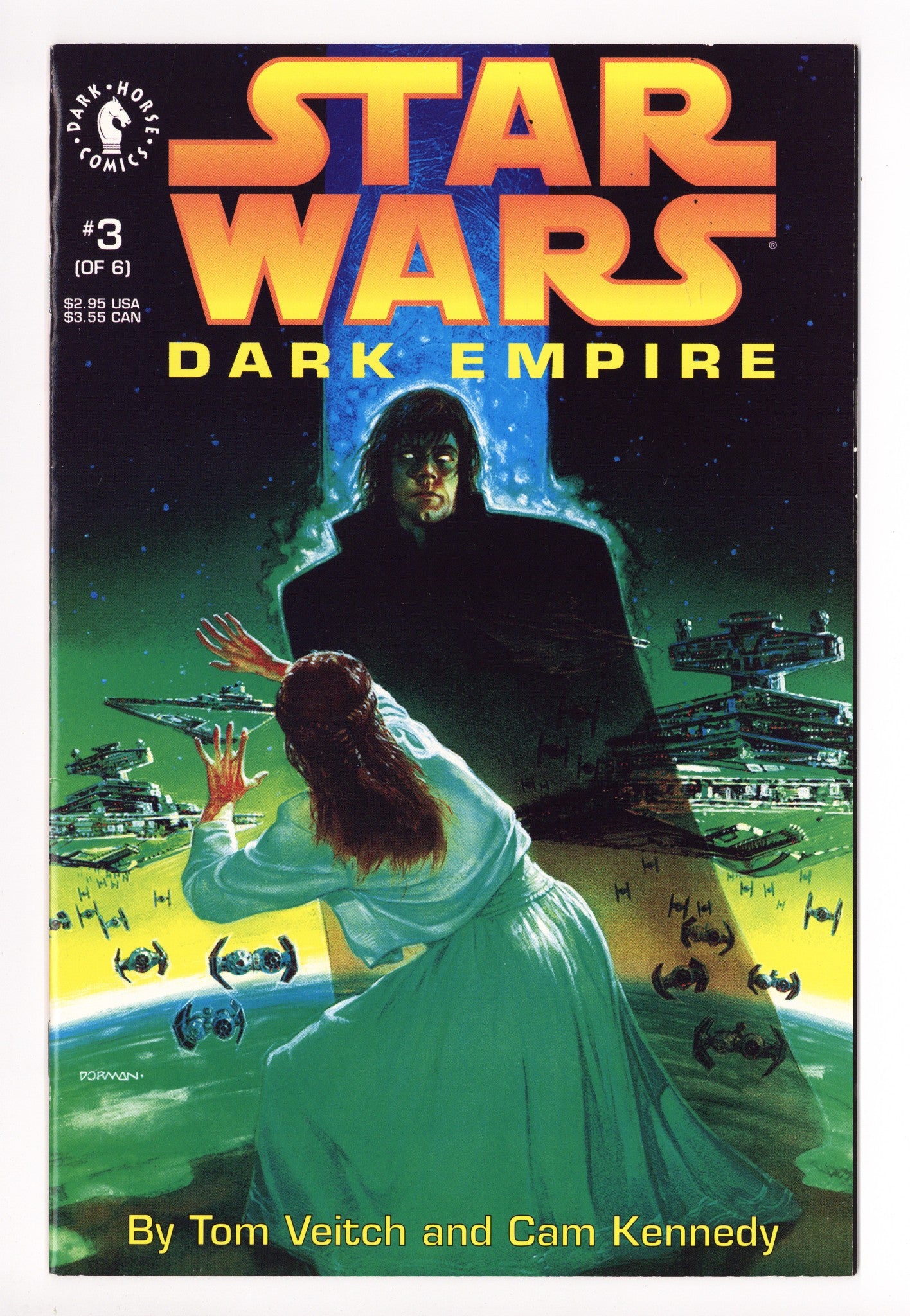 Star Wars: Dark Empire   3  VF (8.0)   (1992)     2nd Print  